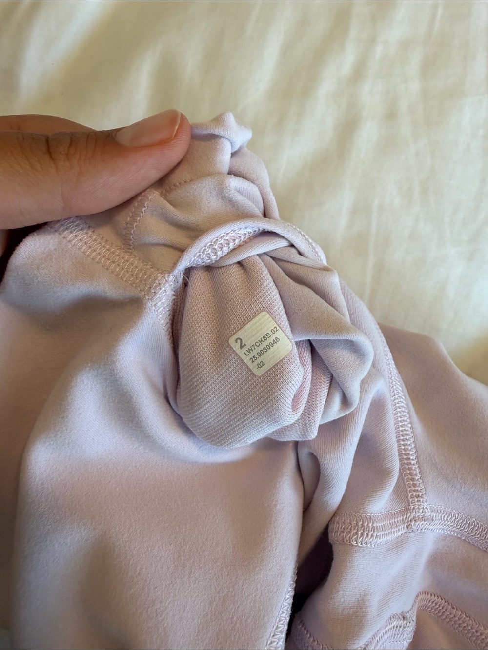 Lululemon women’s light pink sports bra and shorts matching workout set - Picture 11 of 11